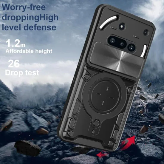 Techsuit - CamGuard Pro - Nothing Phone (3a) - Черен