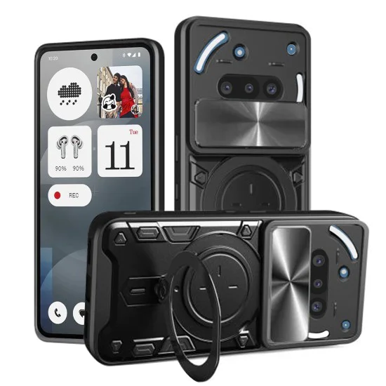 Techsuit - CamGuard Pro - Nothing Phone (3a) - Черен