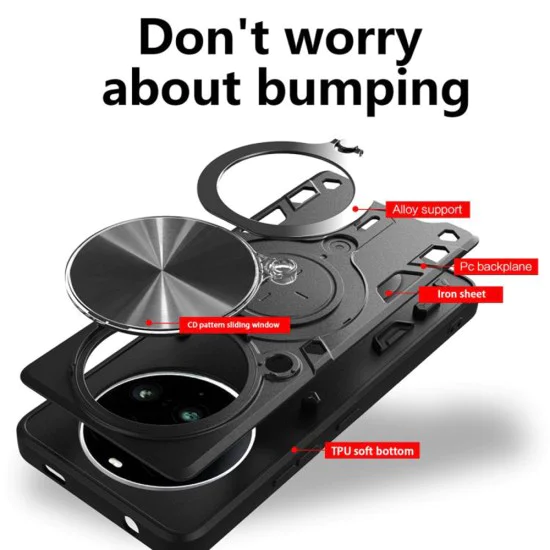 Techsuit - CamGuard Pro - Nothing Phone (3a) Pro - черен