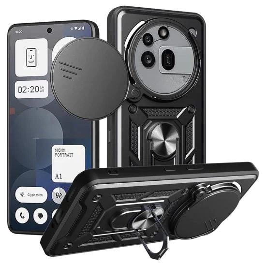 Techsuit - CamShield Series - Nothing Phone (3a) Pro - Черен