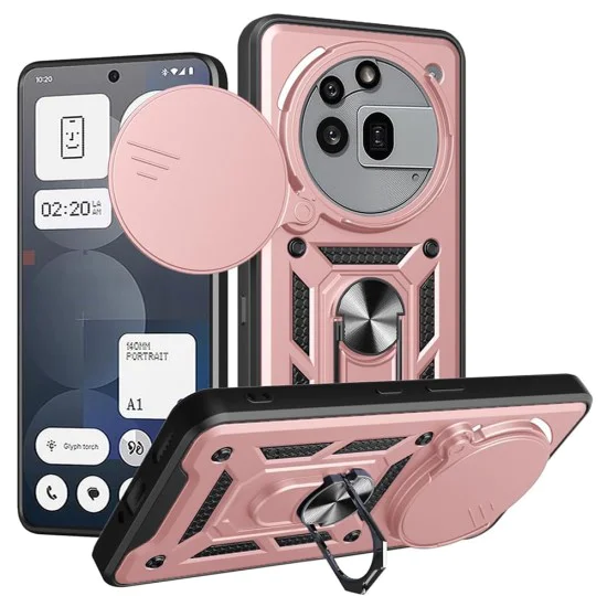 Techsuit - Серия CamShield - Nothing Phone (3a) Pro - Розово злато