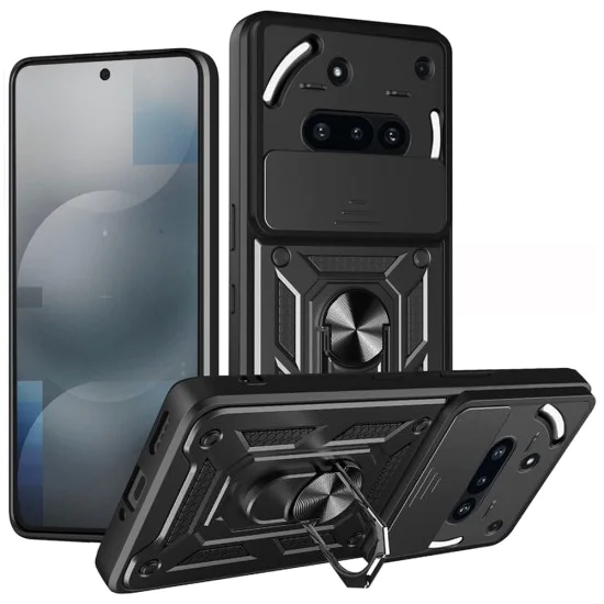 Techsuit - CamShield Series - Nothing Phone (3a) - Черен