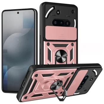 Techsuit - Серия CamShield - Nothing Phone (3a) - Розово злато