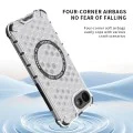 Калъф за iPhone 16e - Techsuit - HoneyComb Shield MagSafe - Бял