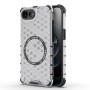 Калъф за iPhone 16e - Techsuit - HoneyComb Shield MagSafe - Бял