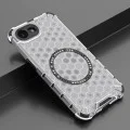 Калъф за iPhone 16e - Techsuit - HoneyComb Shield MagSafe - Бял