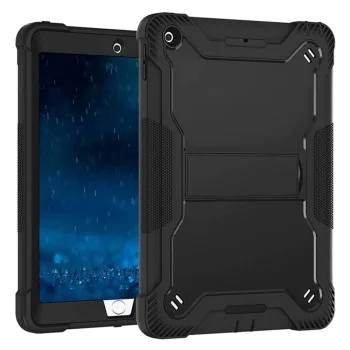 Калъф за iPad 9.7 (2017 / 2018) + Калъф - Rugged TabShell - Черен