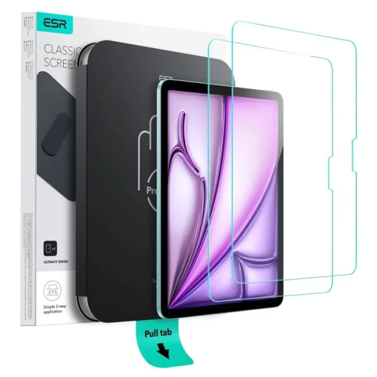 ESR - (2 опаковки) UltraFit протектор за екран от закалено стъкло - iPad Air 13 (2024) / Air 13 (2025) - прозрачен