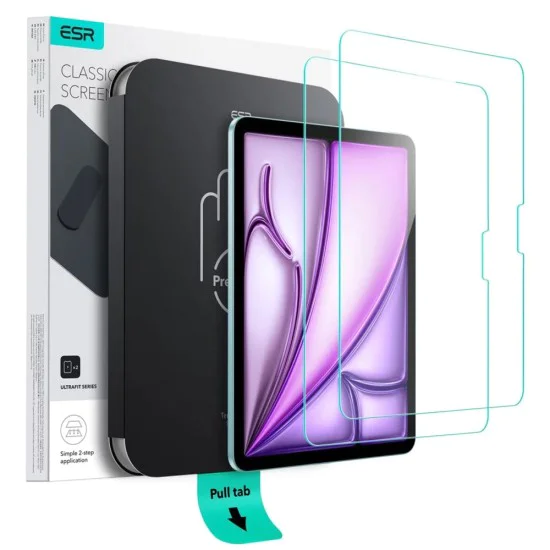 ESR - (2 опаковки) UltraFit протектор за екран от закалено стъкло - iPad Air 11 (2024) / Air 11 (2025) - прозрачен