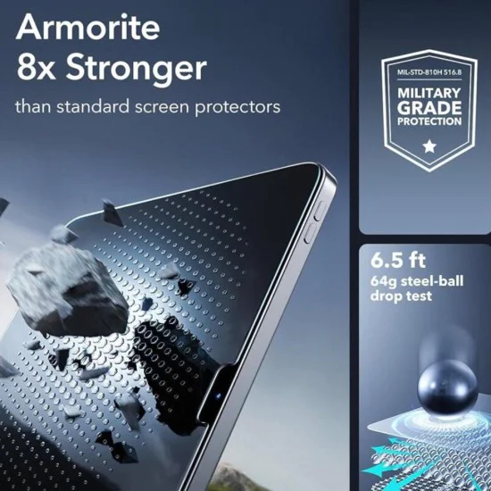 ESR - (2 опаковки) Armorite Screen Protector UltraFit Tray - iPad Air 13 (2024) / Air 13 (2025) - Прозрачен