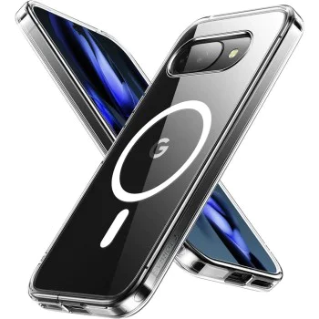Калъф за Google Pixel 9a - Diamond MagSafe Series - Torras - Прозрачен