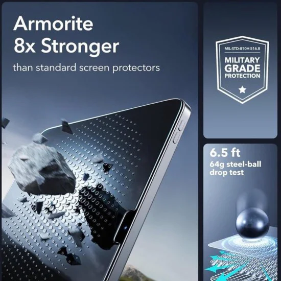 ESR - (2 опаковки) Armorite Screen Protector UltraFit Tray - iPad Air 11 (2024) / Air 11 (2025) - Прозрачен