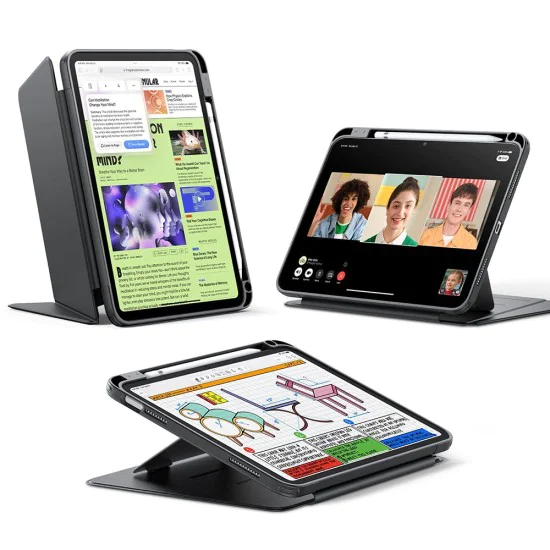 ESR - Flip Hybrid (с държач за молив) - iPad 10 (2022) 10.9 / 11 (2025 - черен