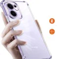 Калъф за телефон Oppo Reno13 F 4G / Reno13 F 5G / Reno13 FS 5G – Techsuit Удароустойчив прозрачен силикон – Прозрачен