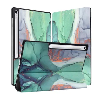 Techsuit - FoldPro - Samsung Galaxy Tab S10 FE Plus - Green Time