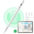 ESR - Stylus Pen Geo (6C00602) - за iPad, магнитна приставка, Bluetooth, Type-C, отхвърляне на дланта, чувствителност към наклон - бял