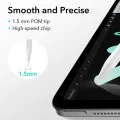 ESR - Stylus Pen Geo (6C00602) - за iPad, магнитна приставка, Bluetooth, Type-C, отхвърляне на дланта, чувствителност към наклон - бял