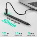 ESR - Stylus Pen Geo (6C00601) - за iPad, магнитна приставка, Bluetooth, Type-C, отхвърляне на дланта, чувствителност към наклон - черен