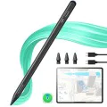 ESR - Stylus Pen Geo (6C00601) - за iPad, магнитна приставка, Bluetooth, Type-C, отхвърляне на дланта, чувствителност към наклон - черен