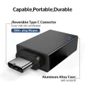 Techsuit - (2 броя) OTG адаптери DuoVoltX (A13) - USB към Type-C, 3A, Plug&Play, бърз трансфер, 5Gbps - сив