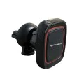 Techsuit - Стойка за кола MagGrip (S5) - Сигурна магнитна дръжка за вентилационен отвор, ъгъл на въртене 360°, с метални пластини - черно/червено
