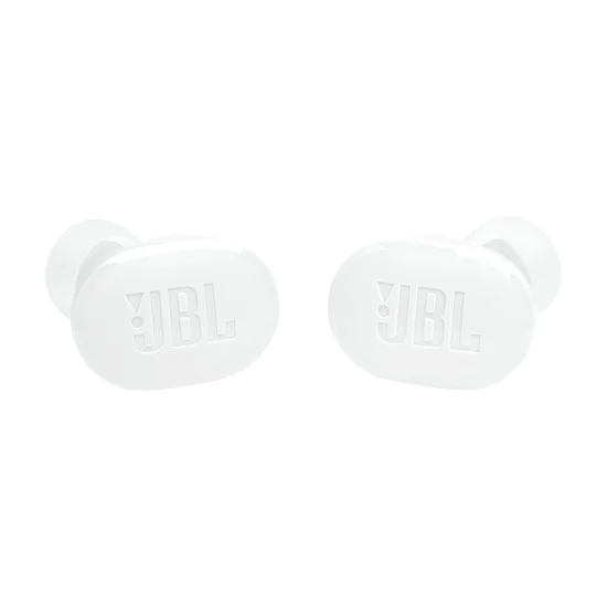 JBL - Безжични слушалки (Tune Buds) - Bluetooth 5.3, True Wireless, Microphone, Noise Cancelling, IP54 - Бял
