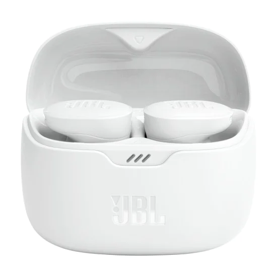 JBL - Безжични слушалки (Tune Buds) - Bluetooth 5.3, True Wireless, Microphone, Noise Cancelling, IP54 - Бял