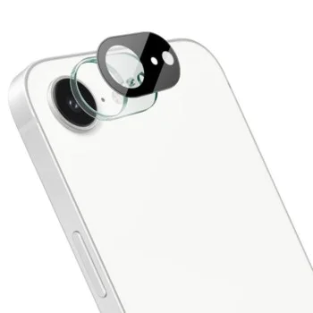 Techsuit - Пълно стъкло на камерата - iPhone 16e - Черен