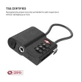 Smart Tracker (FIXTAG-LC-BK) - Фиксиран - Travel Lock с локатор, Apple Find My, IPX4, Type-C, Bluetooth 5.2, 60mAh - Черен