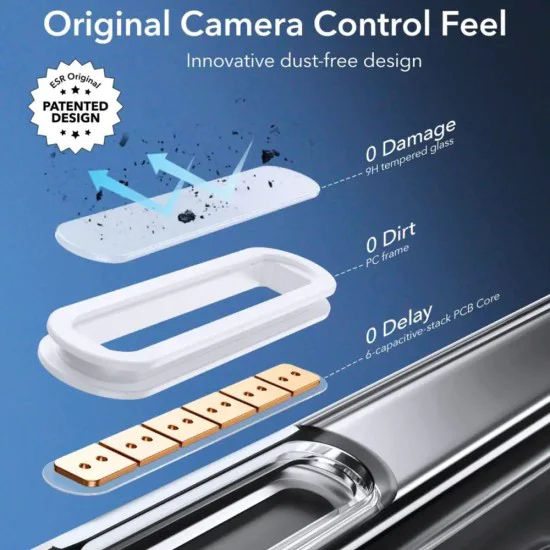 Калъф за iPhone 16 Pro - ESR - Classic Hybrid HaloLock - Frosted Черен