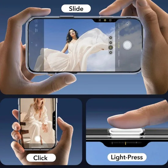 Калъф за iPhone 16 Pro Max - ESR - Classic Hybrid HaloLock - Прозрачен