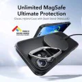 Калъф за iPhone 16 - ESR - Classic Hybrid HaloLock Kickstand - Frosted Черен