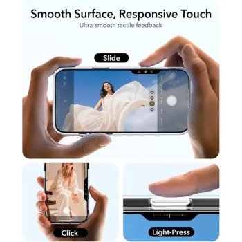 Калъф за iPhone 16 Pro Max - ESR - Classic Hybrid HaloLock Kickstand - Frosted Черен