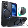 Калъф за iPhone 16 - ESR - Classic Hybrid HaloLock Kickstand - Frosted Черен