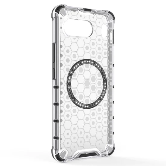 Калъф за OnePlus Nord 4 - Techsuit - Honeycomb Shield MagSafe - Бял