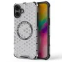 Калъф за iPhone 16 - Techsuit - HoneyComb Shield MagSafe - Бял