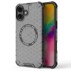 Калъф за iPhone 16 - Techsuit - HoneyComb Shield MagSafe - Черен
