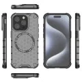 Калъф за iPhone 15 Pro - Techsuit - HoneyComb Shield MagSafe - Черен