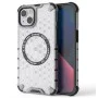 Калъф за iPhone 14 - Techsuit - HoneyComb Shield MagSafe - Бял