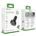Acefast - Зарядно за кола (B9) - 2x USB, Type-C, Бързо зареждане, 66W, PD3.0, QC4+, Цинкова сплав - Черно