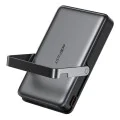 Магнитна безжична външна батерия (M17-10000) - Acefast - Сгъваема стойка, USB-C порт, 10000mAh, 22.5W, LED индикатор - Черно