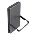 Външна батерия – Acefast (M16-5000) – магнитна, със стойка, USB-C порт, 5000mAh, PD18W, LED индикатор – Черен