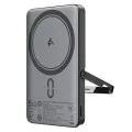 Външна батерия – Acefast (M16-5000) – магнитна, със стойка, USB-C порт, 5000mAh, PD18W, LED индикатор – Черен