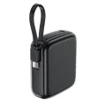 Външна батерия – Acefast (M15-10000) – с Type-C кабел + порт, 10000mAh, 38.5Wh, PD20W, LED индикатор – Черен