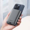 Външна батерия – Acefast (M10-10000) – магнитна, с Type-C кабел 0.1m, 2x USB-C, 10000mAh, 30W, LED индикатор – Черен