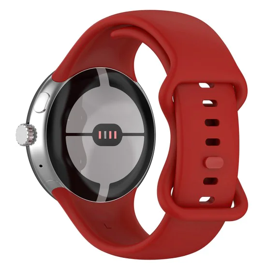 Каишка за Google Pixel Watch / Watch 2 / Watch 3 41 мм - Каишка за часовник (W031) - Бордо
