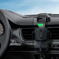 Acefast - Държач за кола (D26) - за табло, въртене на 360°, регулиране под различни ъгли, сигурно прилягане, за телефони 4.5 - 6.7 - черен