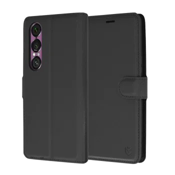 Калъф за Sony Xperia 1 VI - Кожено Протектор - Черен