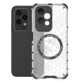 Калъф за Honor 200 Lite - Techsuit - Honeycomb Shield MagSafe - Бял