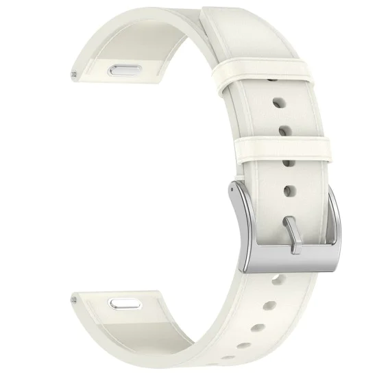 Techsuit - Каишка за часовник 22mm (W073) - Samsung Galaxy Watch (46mm)/Watch 3/Gear S3, Huawei Watch GT/GT 2/GT 3 (46mm) - Бял